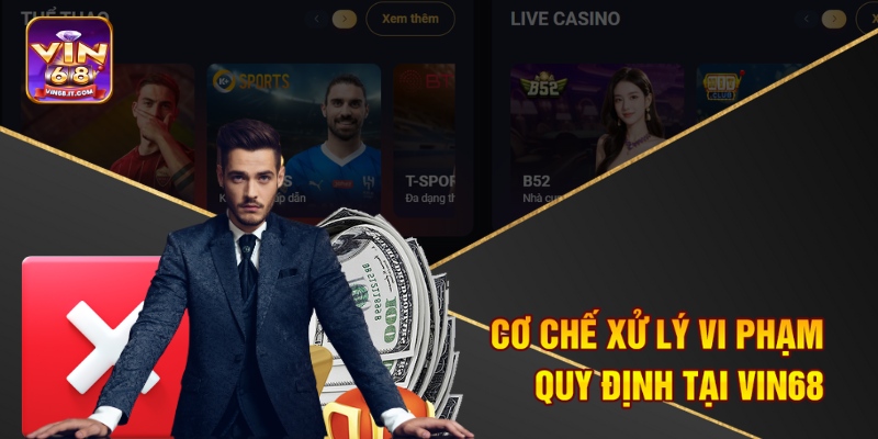 Cơ chế xử lý vi phạm quy định tại Vin68