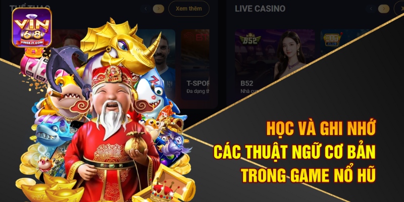 Học và ghi nhớ các thuật ngữ cơ bản trong game nổ hũ