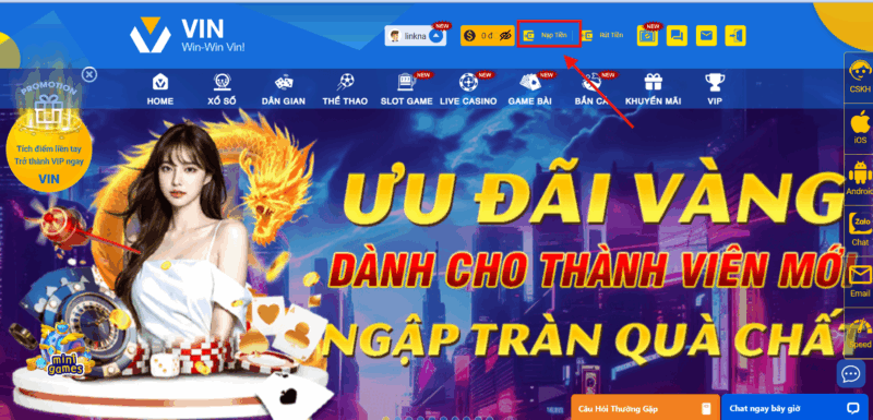 Nạp Tiền Vin68 Siêu Nhanh Để Trải Nghiệm Mượt Mà Nhất 14 nap tien vin68 2 e1747911519482