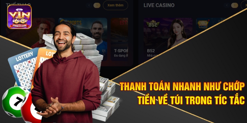 Thanh toán nhanh như chớp, tiền về túi trong tíc tắc